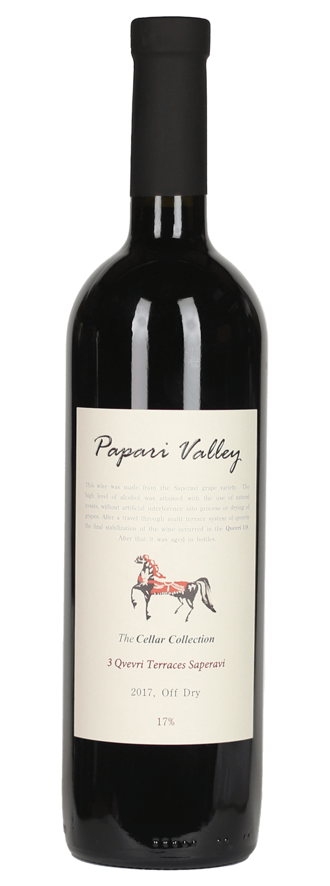 Papari Valley Saperavi Reserve 2017 semi dry